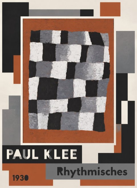 Paul Klee Rhythmisches No4 - Poster