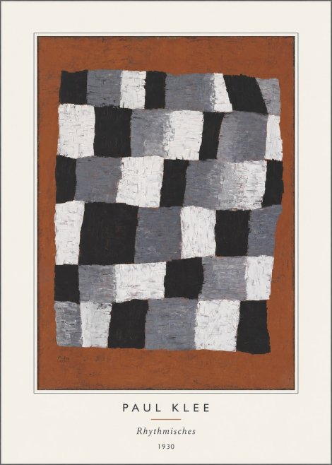 Paul Klee Rhythmisches No5 - Poster