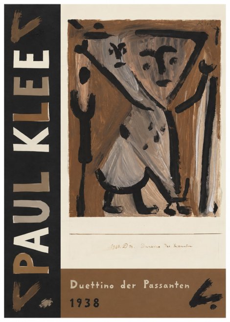 Paul Klee Duettino Der Passanten No2 - Poster