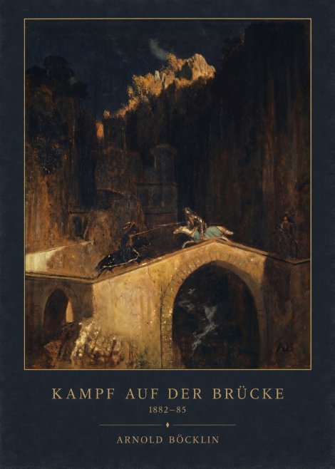 Arnold Böcklin Kampf Auf Der Brücke No3 - Poster