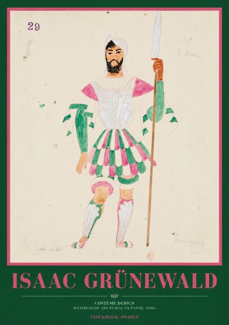 Isaac Grünewald Costume Design No. 29 No1 - Poster