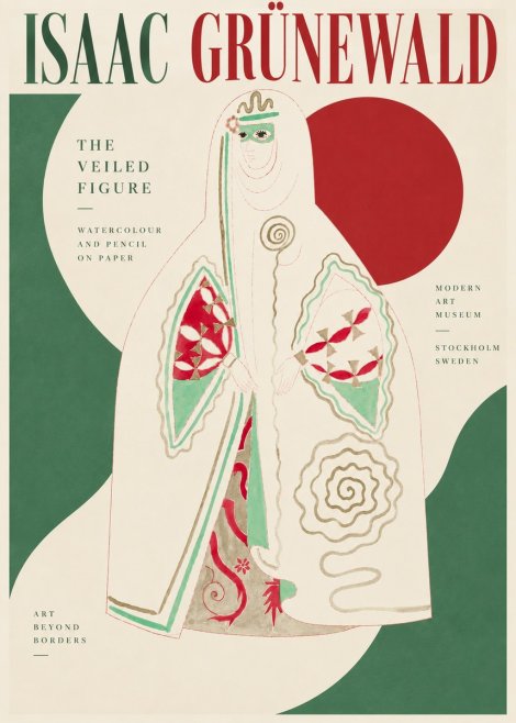 Isaac Grünewald The Veiled Figure No5 - Poster
