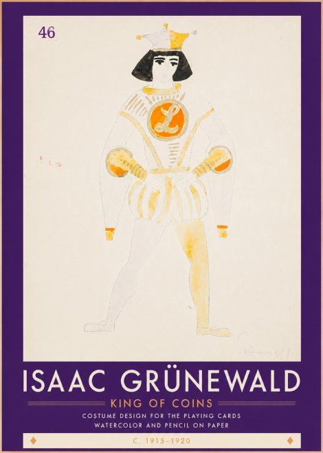 Isaac Grünewald King of Coins No3 - Poster