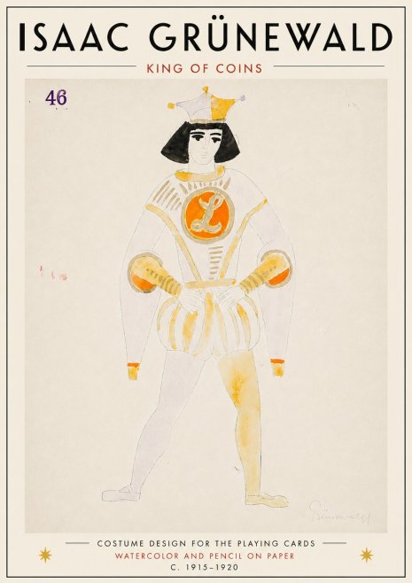 Isaac Grünewald King of Coins No6 - Poster