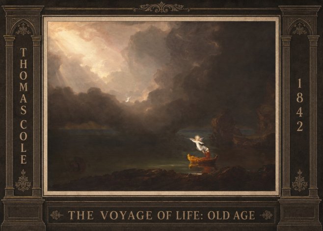 Thomas Cole The Voyage of Life: Old Age IV No3 - Poster