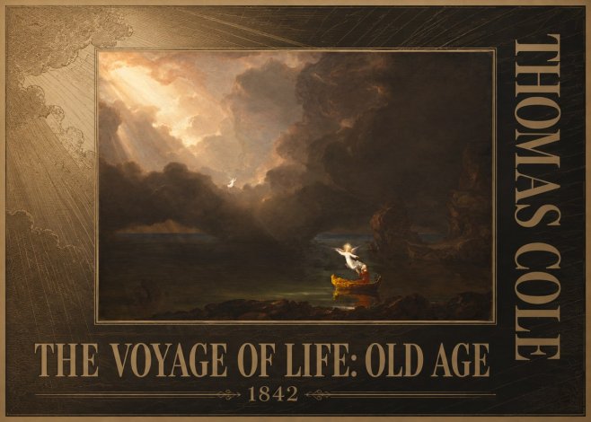 Thomas Cole The Voyage of Life: Old Age IV No5 - Poster