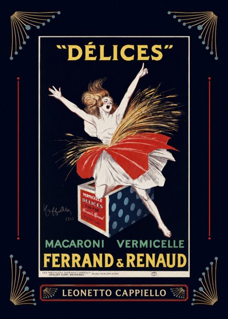 Leonetto Cappiello Délices II No6 - Poster