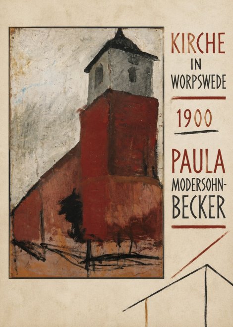 Paula Modersohn-Becker Kirche in Worpswede No3 - Poster