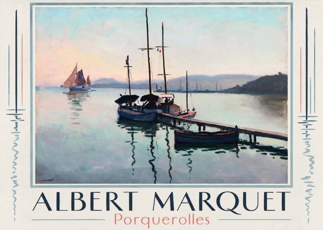 Albert Marquet Porquerolles No1 - Poster