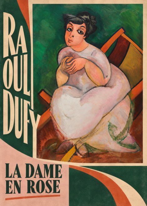 Raoul Dufy La Dame En Rose No2 - Poster