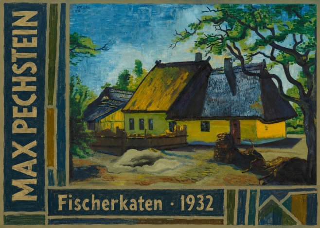 Max Pechstein Fischerkaten No3 - Poster