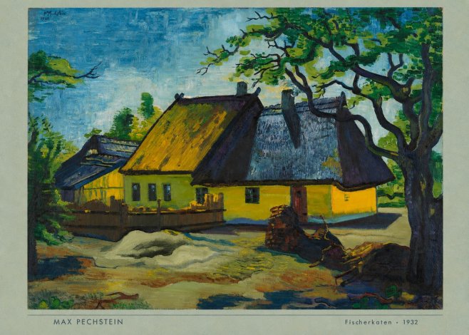 Max Pechstein Fischerkaten No4 - Poster