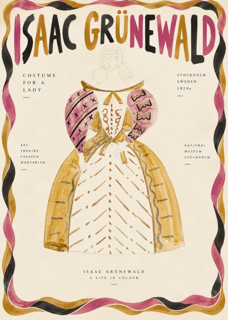 Isaac Grünewald Costume Design XII No5 - Poster