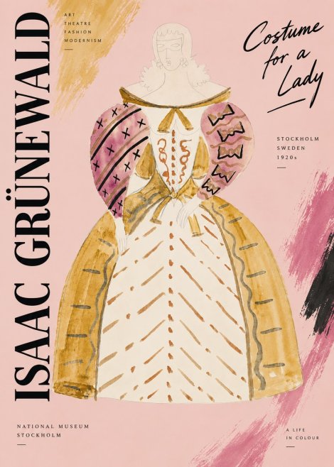 Isaac Grünewald Costume Design XII No6 - Poster