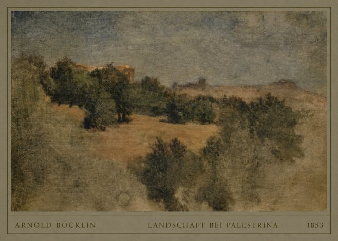 Arnold Böcklin Landschaft Bei Palestrina No4 - Poster