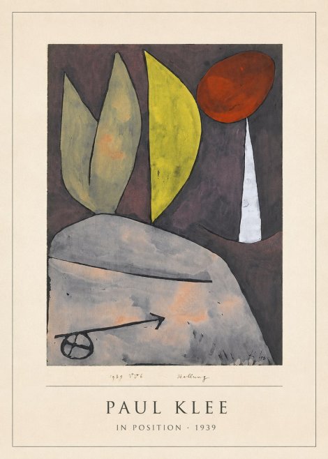 Paul Klee In Position No3 - Poster
