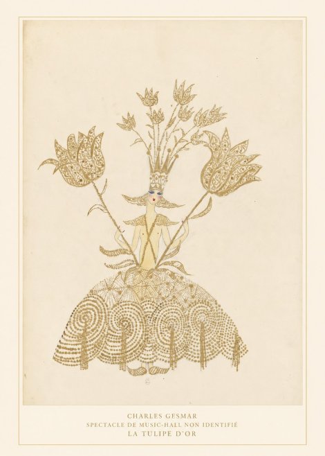 Charles Gesmar La Tulipe D'or No6 - Poster