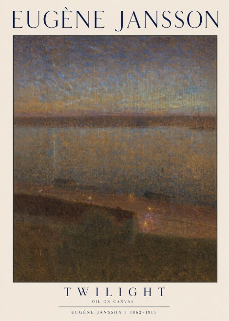 Eugène Jansson Twilight No1 - Poster