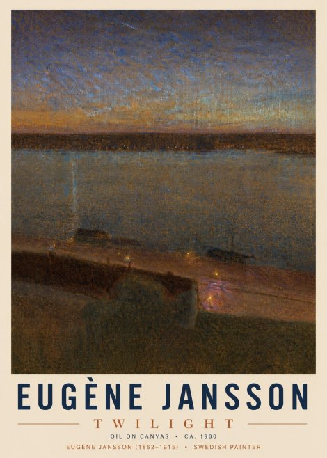 Eugène Jansson Twilight No4 - Poster