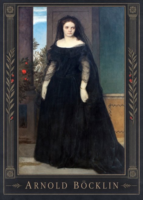 Arnold Böcklin Portrait of Mrs. Böcklin No1 - Poster