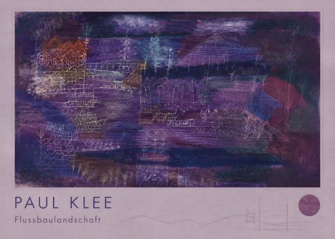 Paul Klee Flussbaulandschaft No2 - Poster