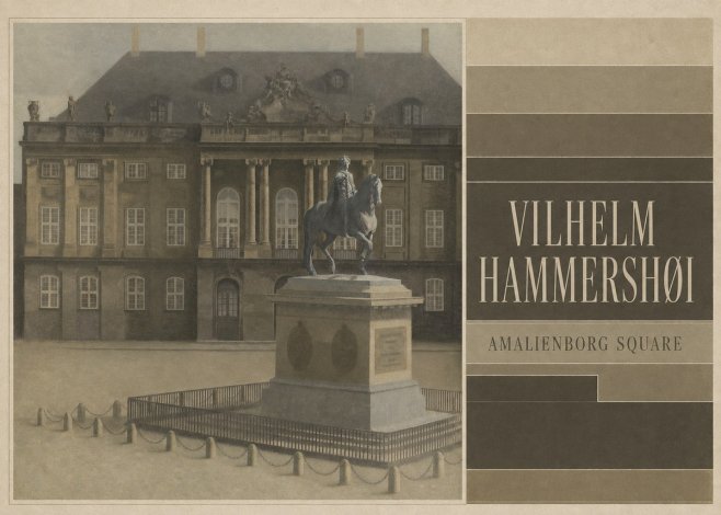 Vilhelm Hammershøi Amalienborg Square II No4 - Poster