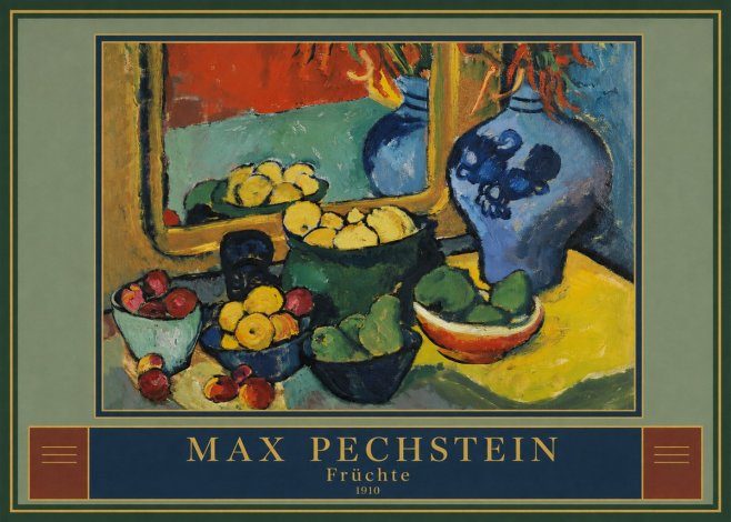 Max Pechstein Früchte 1910 No3 - Poster