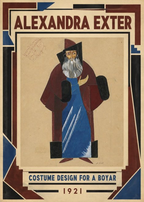 Alexandra Exter Costume Design for a Boyar No1 - Poster