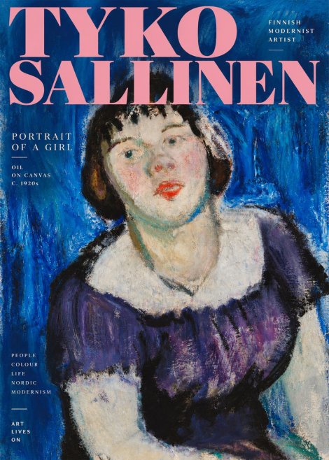 Tyko Sallinen Portrait of a Girl II No2 - Poster