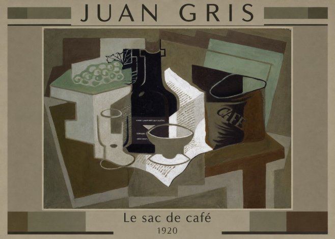 Juan Gris Le Sac De Café No1 - Poster
