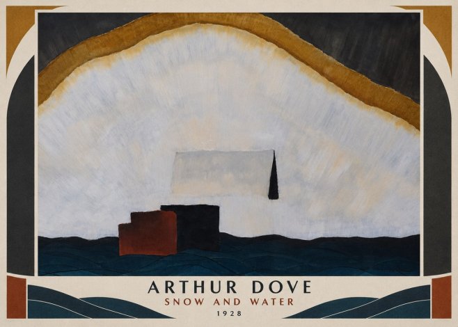 Arthur Dove Snow and Water No1 - Poster