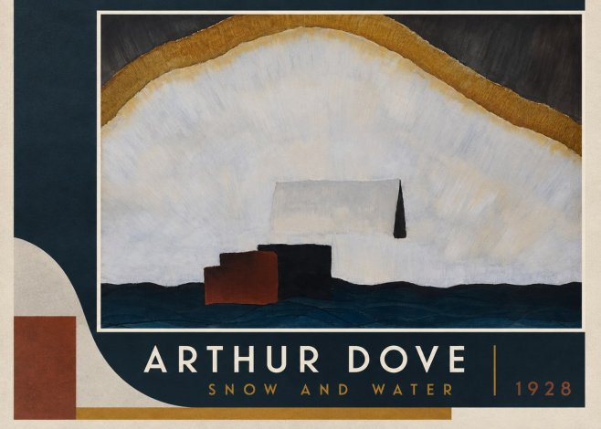 Arthur Dove Snow and Water No2 - Poster