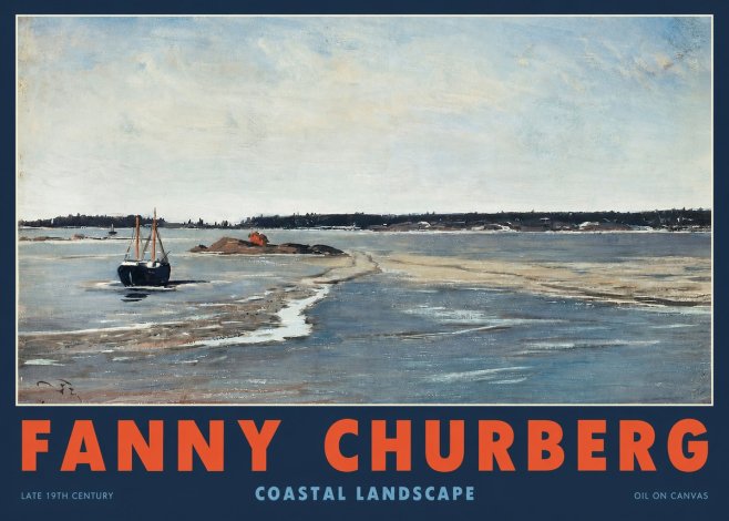 Fanny Churberg Coastal Landscape No2 - Poster