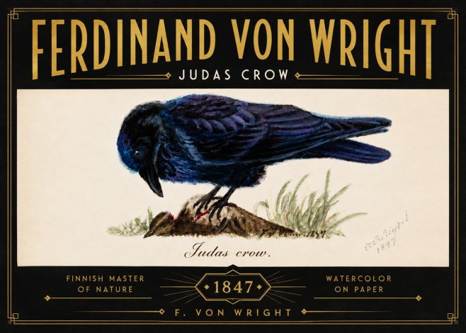 Ferdinand von Wright Judas Crow No6 - Poster