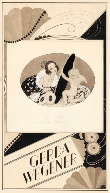 Gerda Wegener Crème Teindelys II No5 - Poster