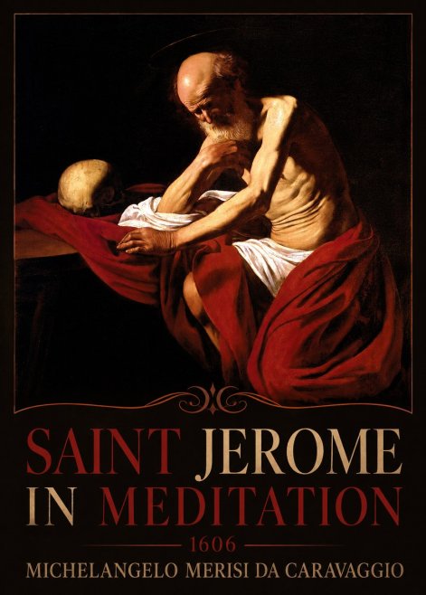 Michelangelo Merisi da Caravaggio Saint Jerome in Meditation I No3 - Poster