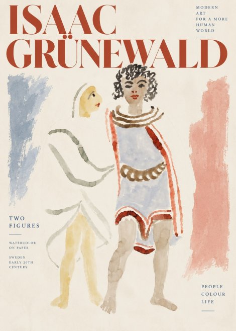 Isaac Grünewald Figures No4 - Poster