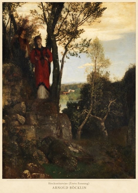 Arnold Böcklin Hochzeitsreise (Erste Fassung) No2 - Poster