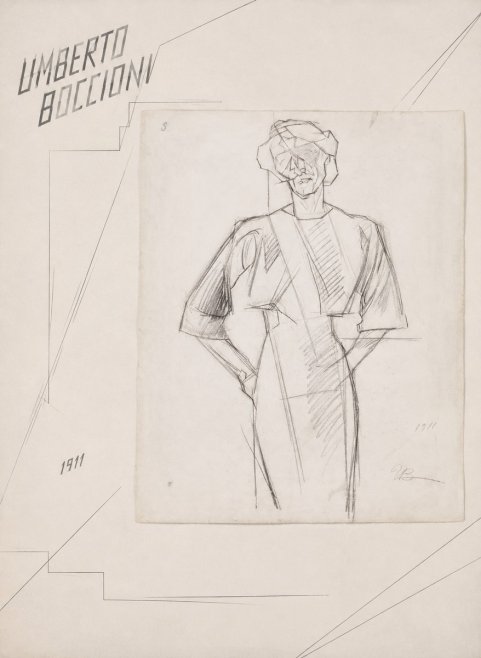 Umberto Boccioni Figure Study, 1911 No2 - Poster