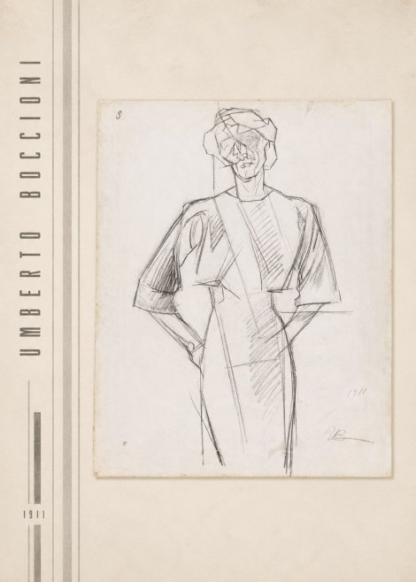 Umberto Boccioni Figure Study, 1911 No3 - Poster