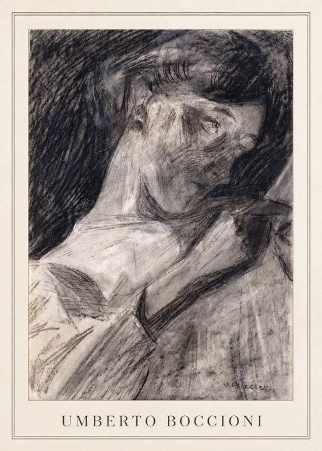 Umberto Boccioni Figure Study II No3 - Poster