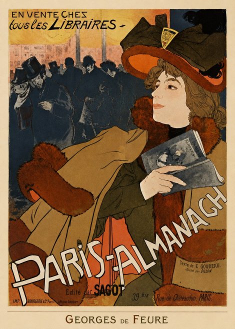 Georges de Feure Paris-almanach II No4 - Poster