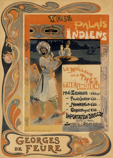 Georges de Feure Thés Palais Indiens No2 - Poster