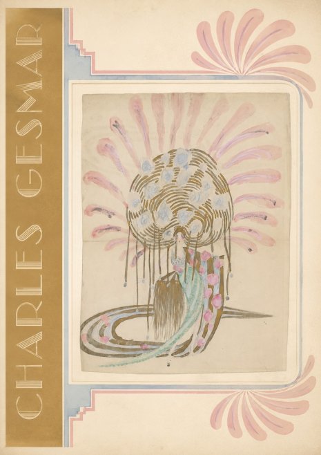 Charles Gesmar Woman with Headdress No2 - Poster
