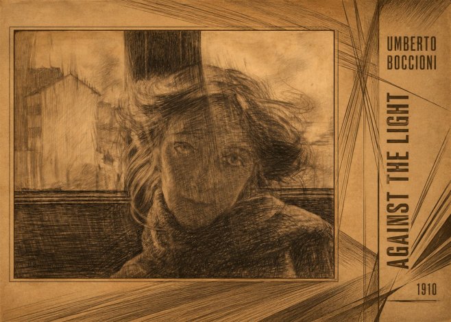 Umberto Boccioni Against the Light No2 - Poster