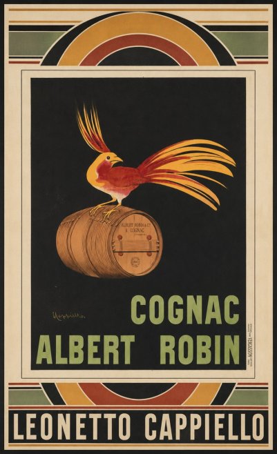 Leonetto Cappiello Cognac Albert Robin No4 - Poster