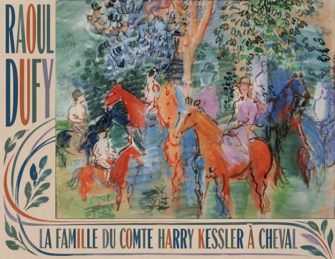 Raoul Dufy La Famille Du Comte Harry Kessler À Cheval No5 - Poster