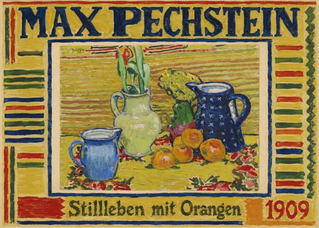 Max Pechstein Stillleben Mit Orangen No1 - Poster