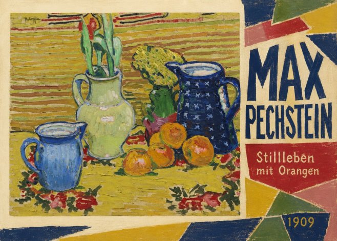 Max Pechstein Stillleben Mit Orangen No3 - Poster