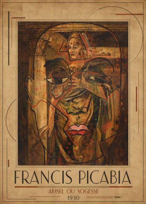 Francis Picabia Amsel Ou Sogesse No1 - Poster